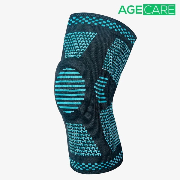 Compression Knee Brace, Sport Series NZ-1623, XXL (48-55cm), Teal, Age Care