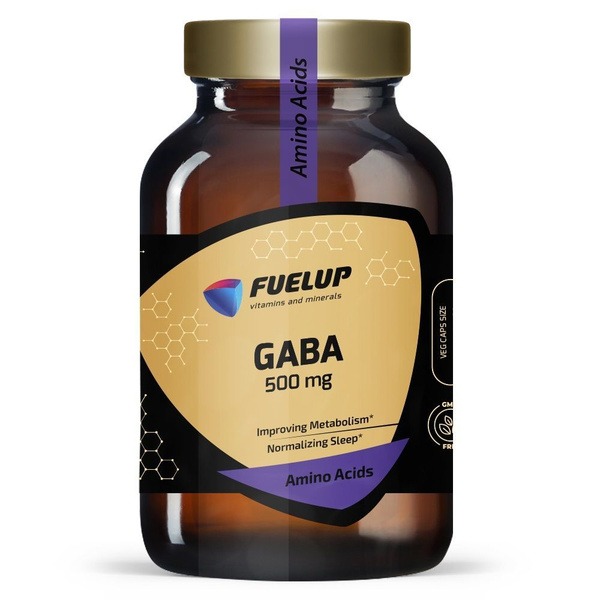 GABA 500mg Capsules (100 Count): Boost Metabolism & Sleep
