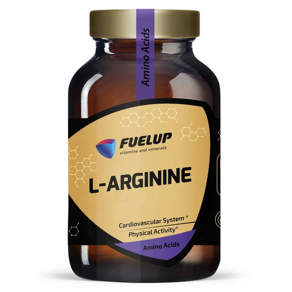 L-Arginine 120 Capsules (1000mg) - FuelUp USA: Cardiovascular Support & Blood Pressure