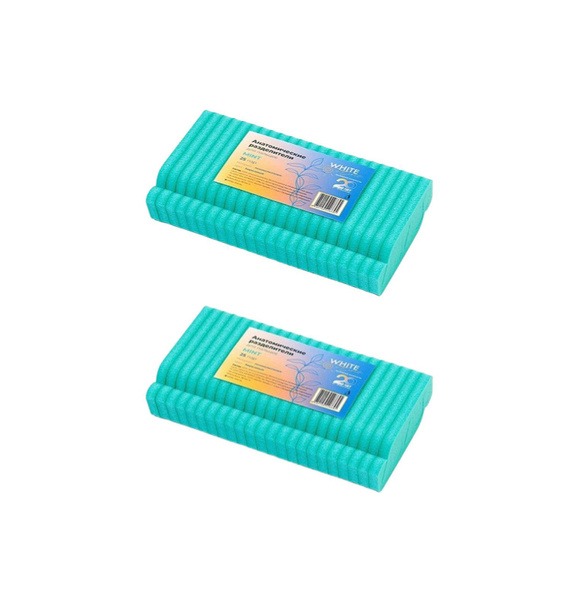 Mint Turquoise Toe Separators: 50 Pcs (25 Pairs) Anatomical Foam Toe Spacers
