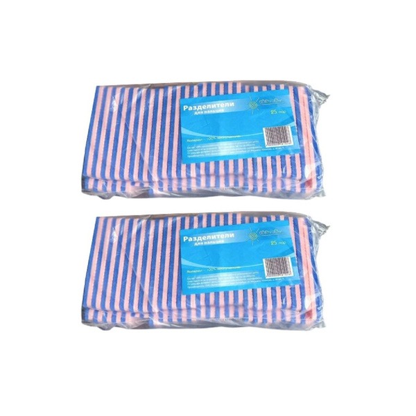 Colorful Toe Separators: 50 Pack (25 Pairs) Soft Foam