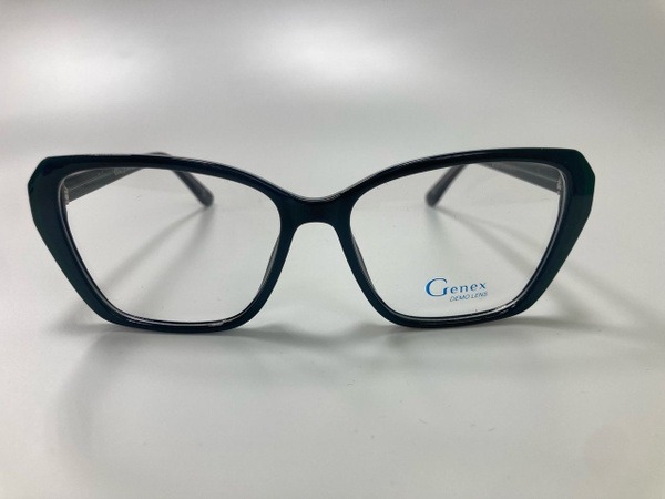 Genex 1287 C01 Black Cat Eye Women's Eyeglass Frames
