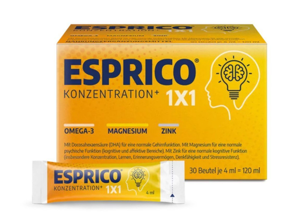 Esprico Suspension: Omega-3 EPA & DHA for Kids (30 Sachets)