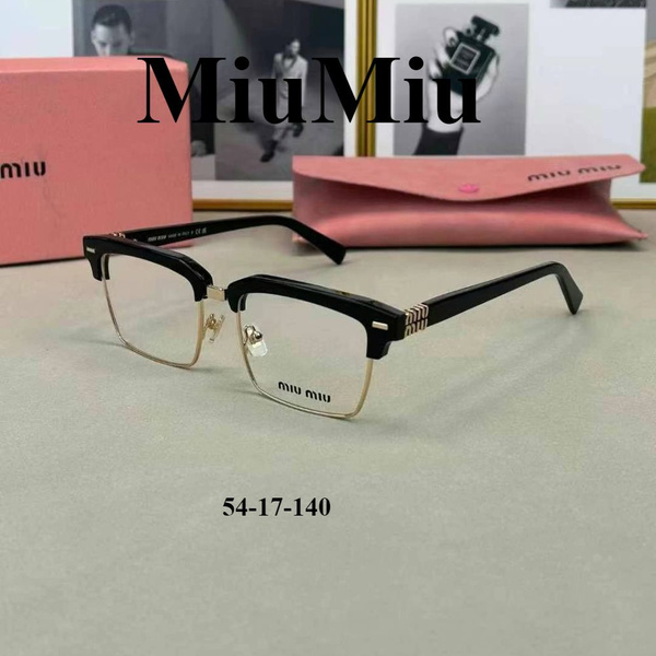 Miu Miu SMU10Z Square Sunglasses with Browline Detail