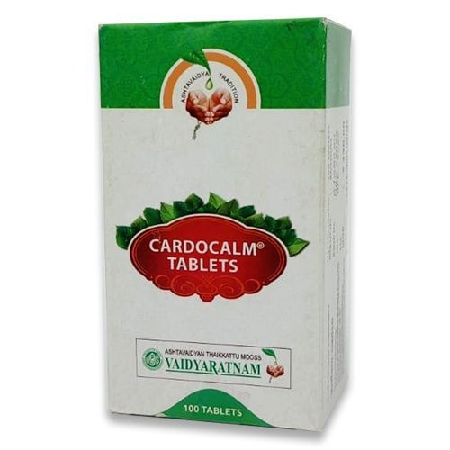 Cardocalm Vaidyaratnam 100 Tablets: Ayurvedic Heart Health Support