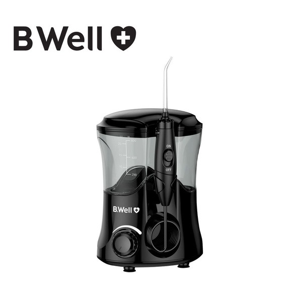 B.Well WI-922 Water Flosser: Stationary Oral Irrigator for Braces & Implants (600ml Reservoir)