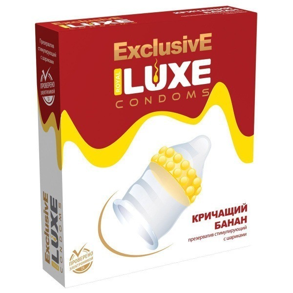 LUXE Exclusive Banana Condoms (1-Pack)