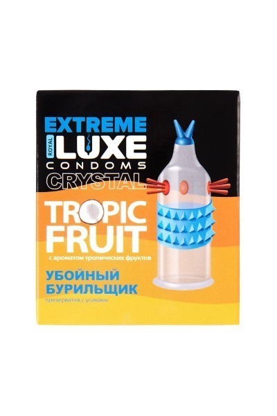 Tropical Fruit Flavored Stimulating Condom