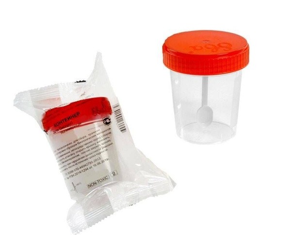 60ml Sterile Biospecimen Collection Container with Spatula (500 Pack)
