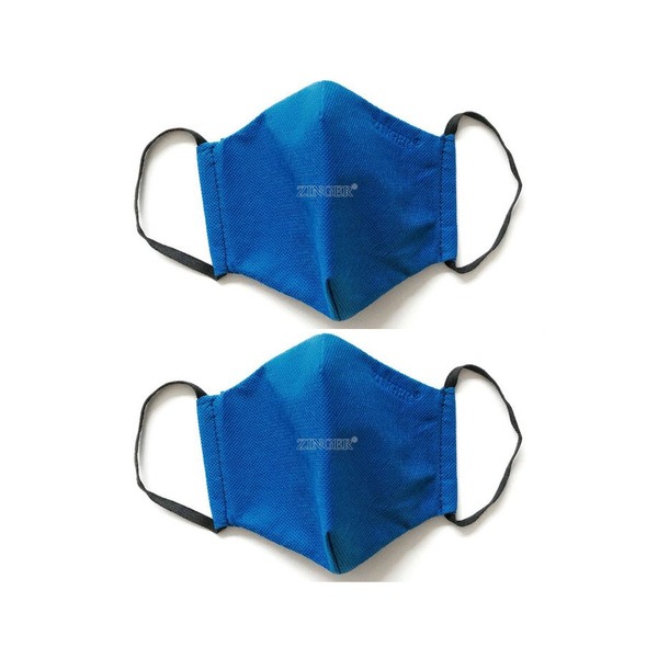 Zinger 3-Ply Disposable Face Masks (2 Pack)
