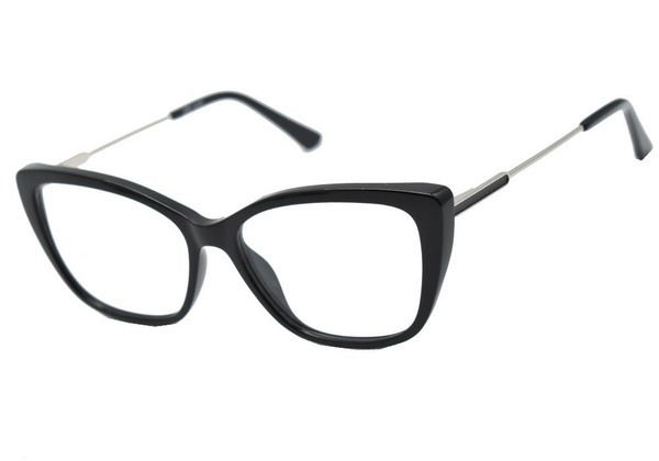 Women's Glory 210 Black Metal Eyeglass Frames