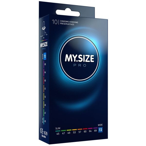 MY.SIZE Condoms 72mm (10 Pack)