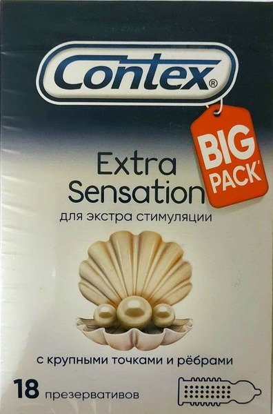 Contex Extra Sensation Condoms, 18-Count