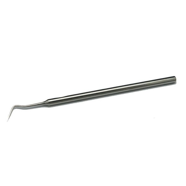 Curved Dental Probe 150mm - Stainless Steel