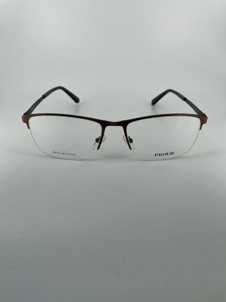 Men's Square Metal Eyeglass Frames PROUD P68131
