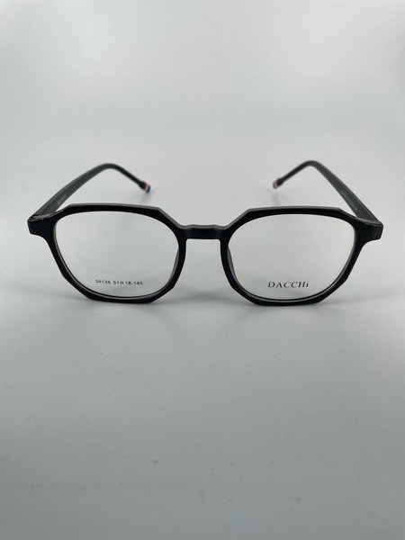 Dacchi D34138: Clear Round Plastic Eyeglass Frames (Men's & Women's)