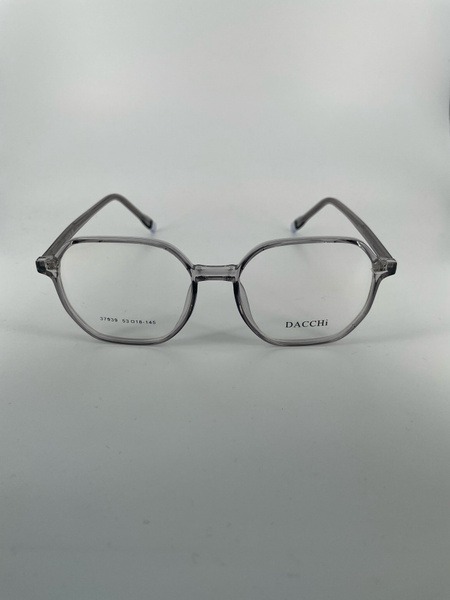 Dacchi D37939: Clear Round Plastic Eyeglass Frames (Men's & Women's)