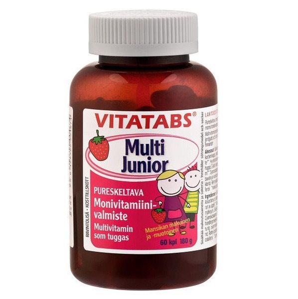 Vitatabs Multi Junior Gummies: 60 Finnish Vitamins for Kids