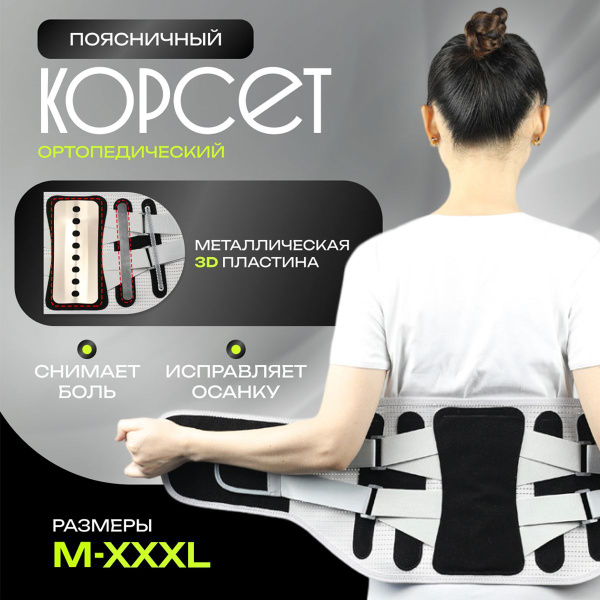 Back Brace & Posture Corrector: Lumbar Support Belt for Men & Women