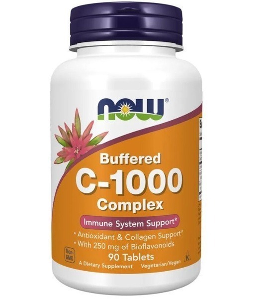 Now C-1000: 1000mg Vitamin C, 90 Tablets - Immune Support & Antioxidant