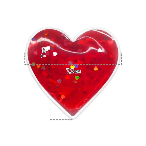 Medical Cold Pack for Injuries, Bruises, Strains & Heart-Shaped Ice Pack