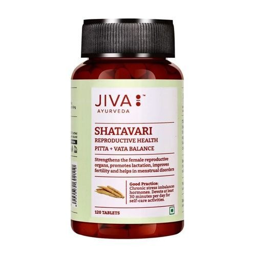 Shatavari Jiva Tablets: 120 Count