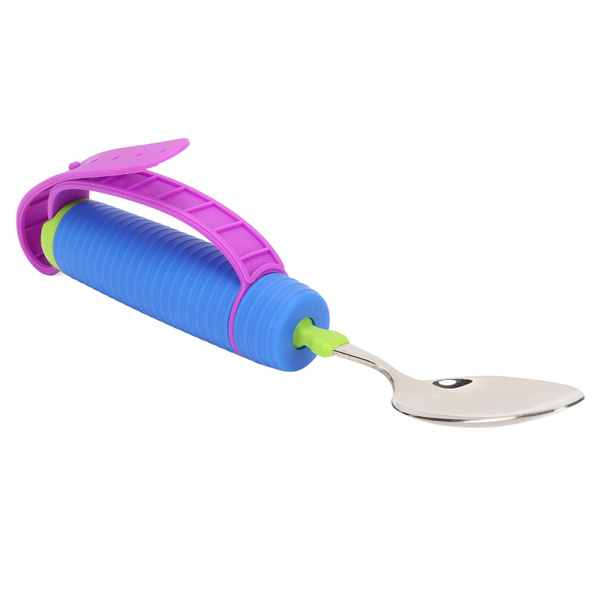 360° Flexible Feeding Spoon: Adjustable Length, Safe & Practical