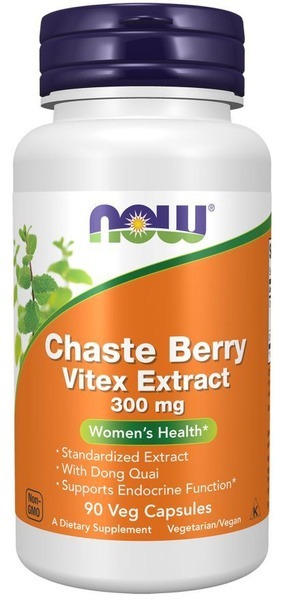 Chaga Berry Extract & Chasteberry: PMS, Menopause & Hormone Balance Supplement (90 Caps)