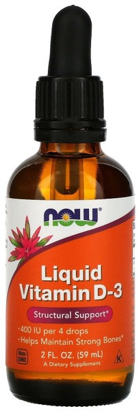 Now Foods Vitamin D3 Drops for Infants (400 IU, 59ml)
