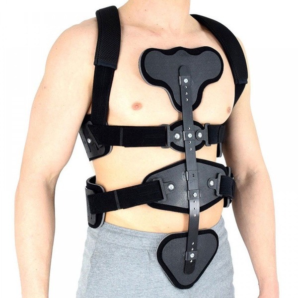 Reh4Mat Spinefit MS-T-02 TLSO L: Modular Orthopedic Lumbar Support Brace