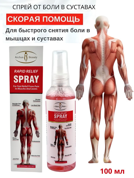 Fast-Acting Joint & Muscle Pain Relief Spray (100ml)