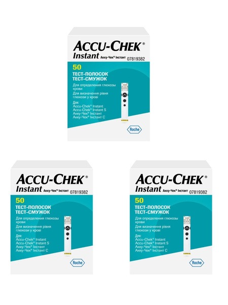 Accu-Chek Instant Test Strips (50 ct, 3 packs)