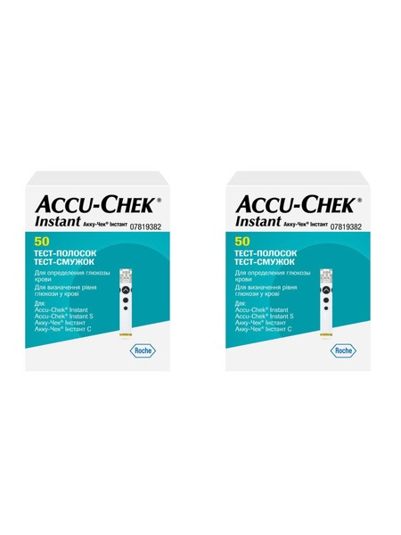 Accu-Chek Instant Test Strips (100 count) - 2 Packs