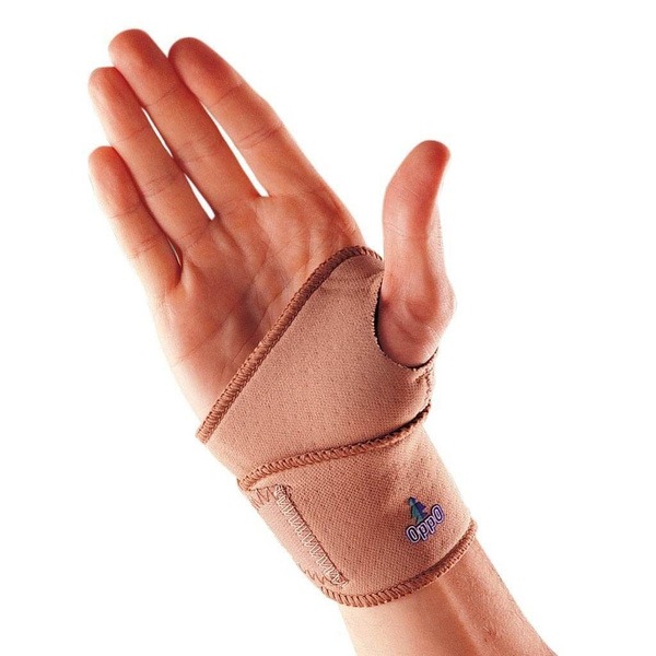OPPO Medical Wrist Brace 1083: Light Support, Universal Fit (Beige)