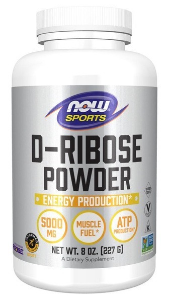 NOW Ribose Powder: Boost Endurance & Cardiovascular Health (8 oz)