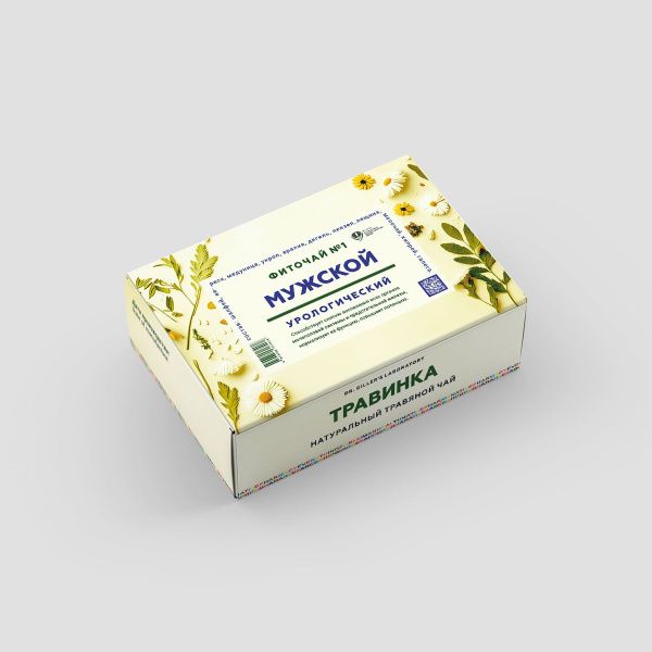 Men's Herbal Tea for UTI Relief: 20 Tea Bags