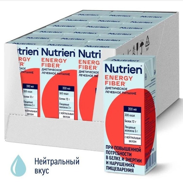 Nutrien Energy with Fiber - 18 x 200ml Bottles