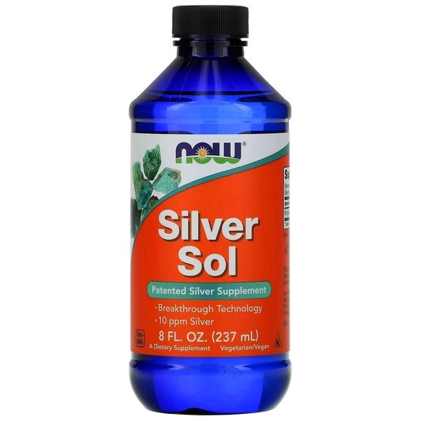 NOW Foods Colloidal Silver 10 ppm, 8 oz