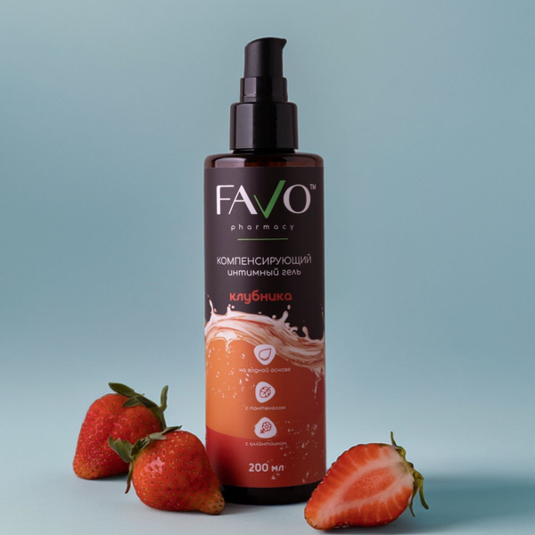 FAVO Sweet Strawberry Lubricant, 200ml