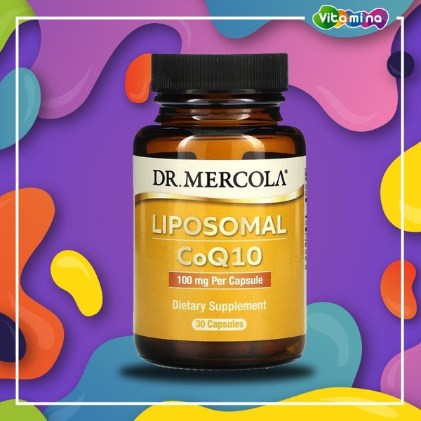 Dr. Mercola Liposomal CoQ10 Supplement - 100mg, 30 Capsules