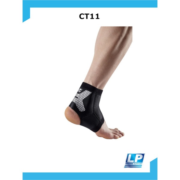 Neoprene Ankle Support Brace (CT11, XL, Black/Gray)