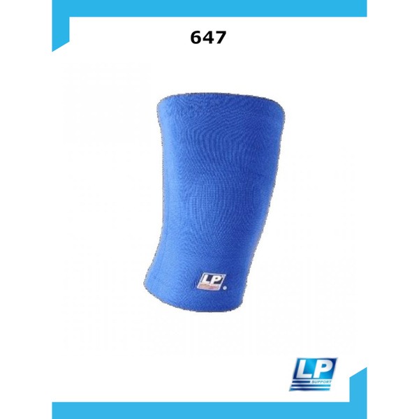 Elastic Knee Support 4-Way Stretch, XL, Blue