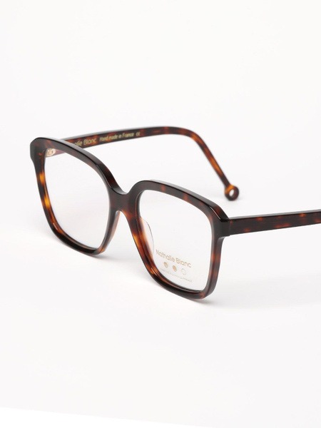 Nathalie Blanc Apolline Brown Medical Eyeglasses