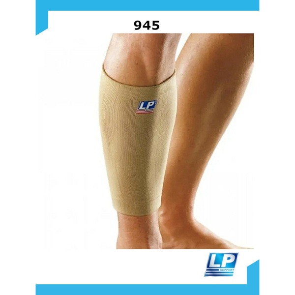 Elastic Compression Leg Support with Cotton Lining - Beige