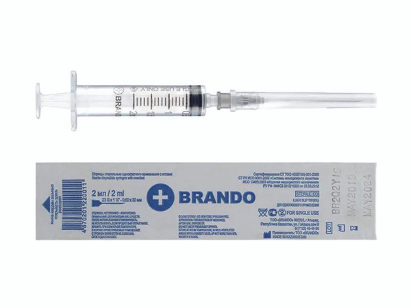 21 Pack 2ml Disposable Syringes with 23G Needles (0.6x32mm)