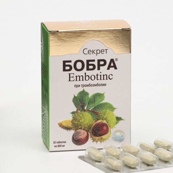 Beaver Secret Thromboembolism Treatment: 30 Tablets (Sashera-Med)