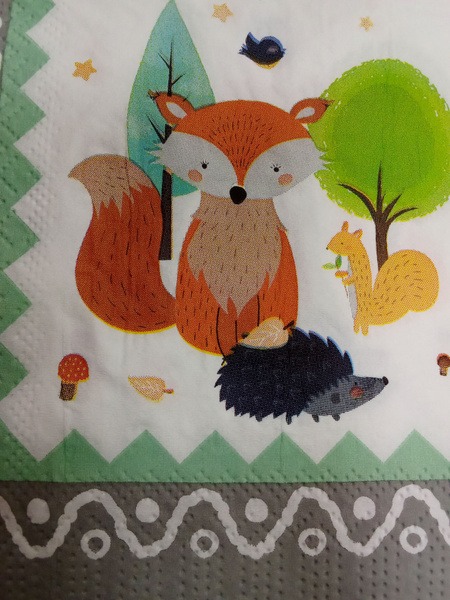 Disposable Wildlife Animal Napkins