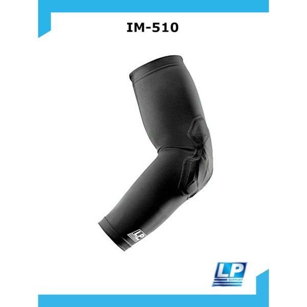 LP IM510-BK Basketball Shooting Sleeve with Elbow Protection (Medium)