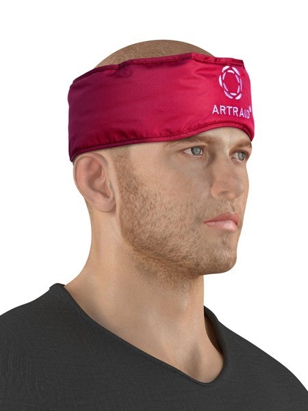 Red Microsphere Headband/Bandage: Everyday Comfort & Support