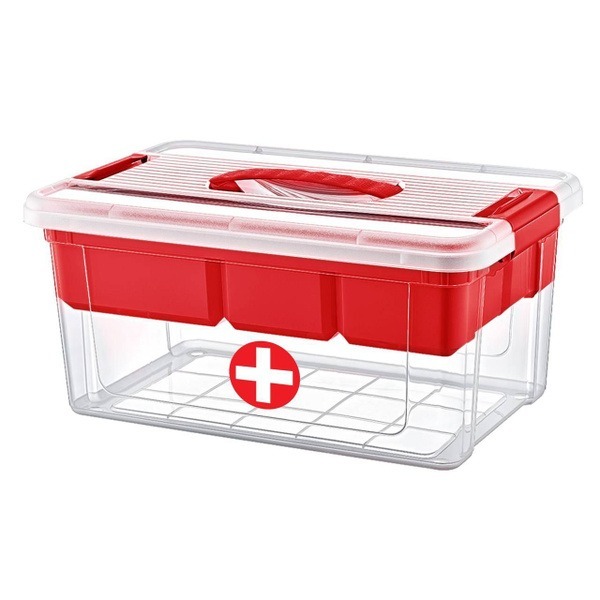 Portable Medicine Organizer & Storage Container
